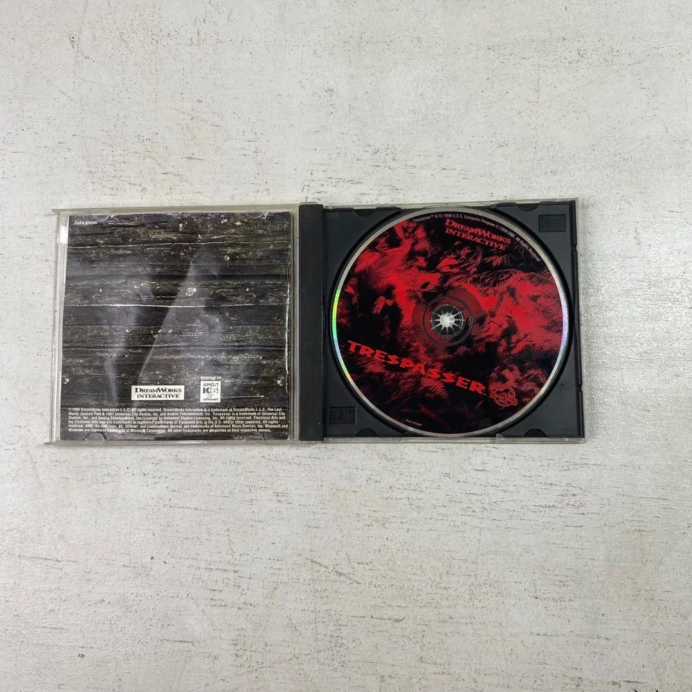 Trespasser The Lost World Jurassic Park PC Game 1998 DreamWorks Interactive
